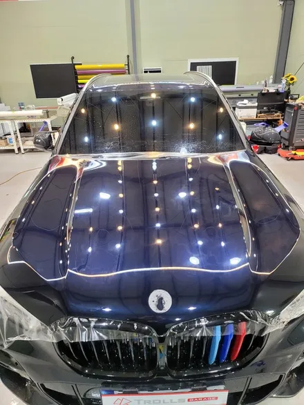 BMW X5 40i 본넷 PPF 사이드미러 유광블랙 랩핑 / 양주 백석읍