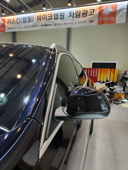 [양주랩핑] BMW X6 전체랩핑 크롬죽이기 타이니봇랩핑 / 양주 백석읍