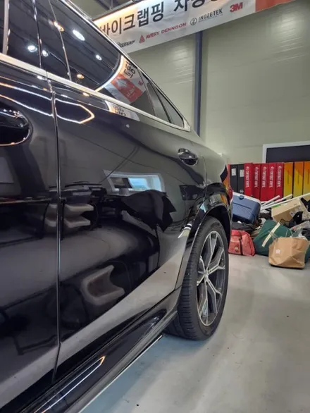 [양주랩핑] BMW X6 전체랩핑 크롬죽이기 타이니봇랩핑 / 양주 백석읍