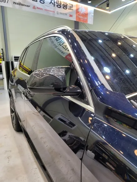BMW X5 40i 본넷 PPF 사이드미러 유광블랙 랩핑 / 양주 백석읍