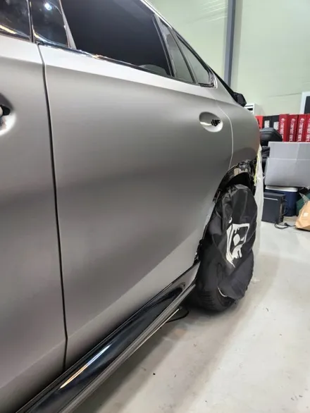 [양주랩핑] BMW X6 전체랩핑 크롬죽이기 타이니봇랩핑 / 양주 백석읍