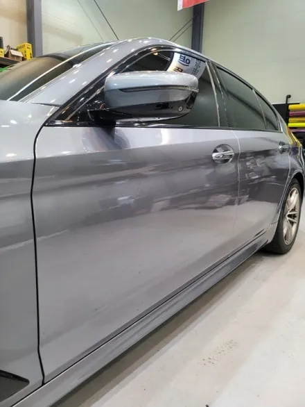 BMW G30 520d 사틴블랙 전체랩핑 그릴랩핑 / 양주 백석읍