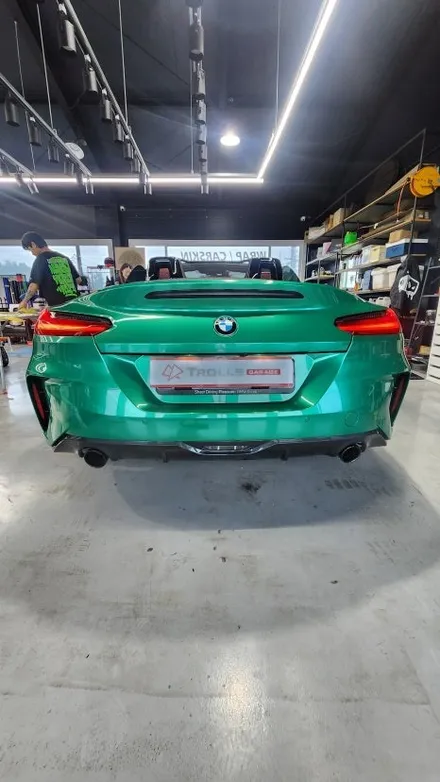 양주 BMW Z4 아일 오브 맨 그린 고광택 전체랩핑 / 양주 백석읍