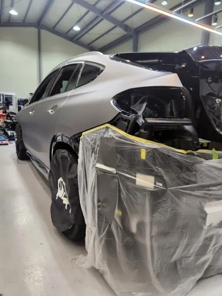 [양주랩핑] BMW X6 전체랩핑 크롬죽이기 타이니봇랩핑 / 양주 백석읍