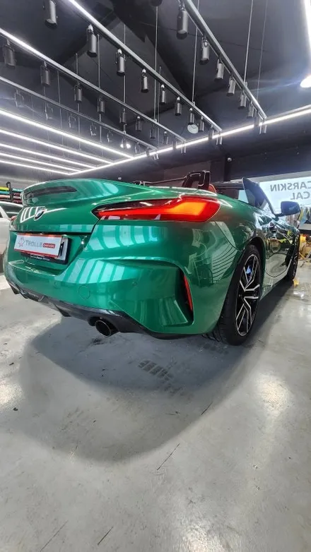 양주 BMW Z4 아일 오브 맨 그린 고광택 전체랩핑 / 양주 백석읍