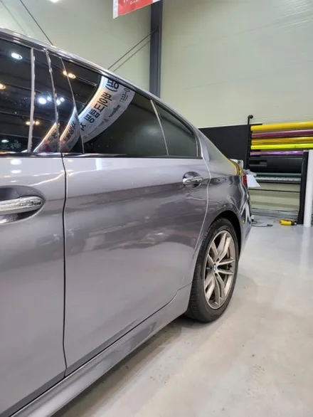 BMW G30 520d 사틴블랙 전체랩핑 그릴랩핑 / 양주 백석읍