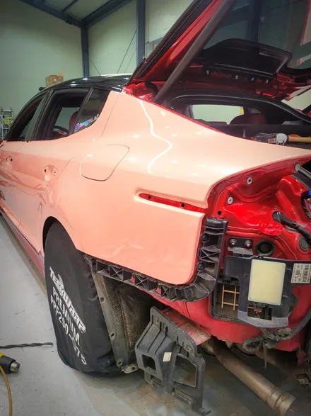 이노즈텍(Inozetek) Spring Pink 기아 스팅어 전체랩핑 / 양주 백석읍