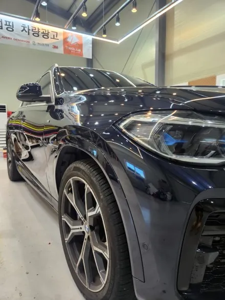 [양주랩핑] BMW X6 전체랩핑 크롬죽이기 타이니봇랩핑 / 양주 백석읍