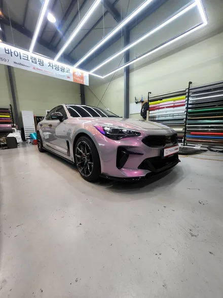 [양주랩핑] 기아 스팅어 고광택 전체 랩핑 / 양주 백석읍