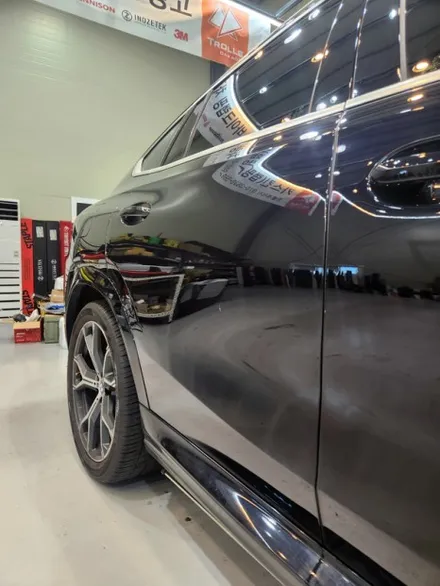 [양주랩핑] BMW X6 전체랩핑 크롬죽이기 타이니봇랩핑 / 양주 백석읍