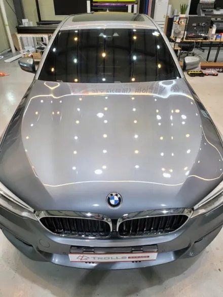 BMW G30 520d 사틴블랙 전체랩핑 그릴랩핑 / 양주 백석읍