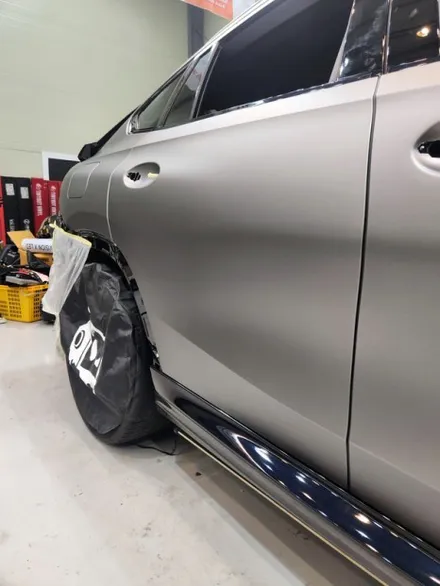 [양주랩핑] BMW X6 전체랩핑 크롬죽이기 타이니봇랩핑 / 양주 백석읍