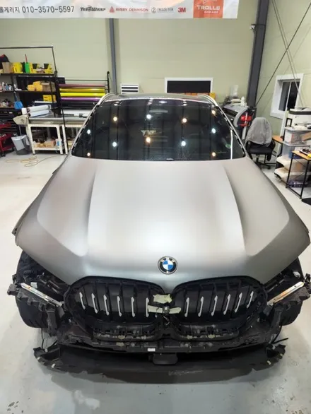 [양주랩핑] BMW X6 전체랩핑 크롬죽이기 타이니봇랩핑 / 양주 백석읍