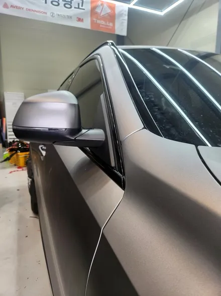 [양주랩핑] BMW X6 전체랩핑 크롬죽이기 타이니봇랩핑 / 양주 백석읍
