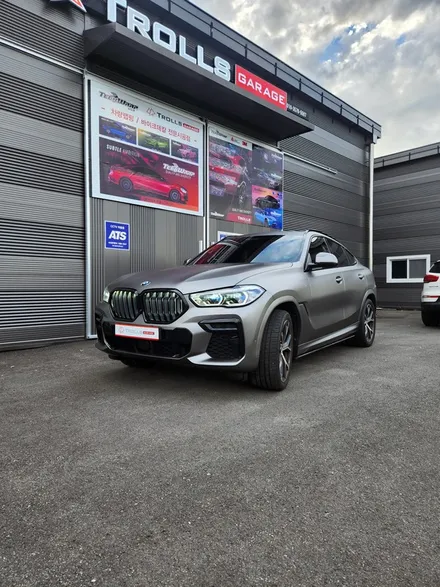 [양주랩핑] BMW X6 전체랩핑 크롬죽이기 타이니봇랩핑 / 양주 백석읍