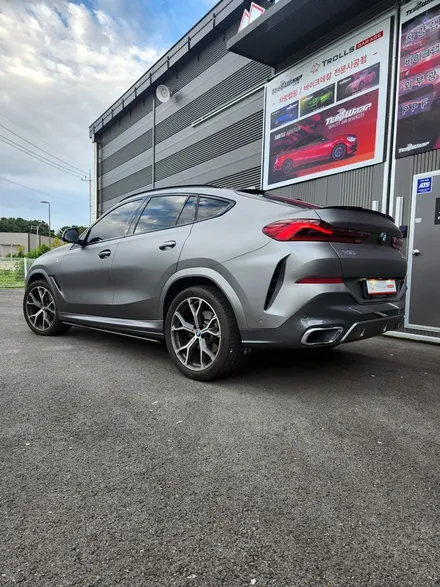 [양주랩핑] BMW X6 전체랩핑 크롬죽이기 타이니봇랩핑 / 양주 백석읍