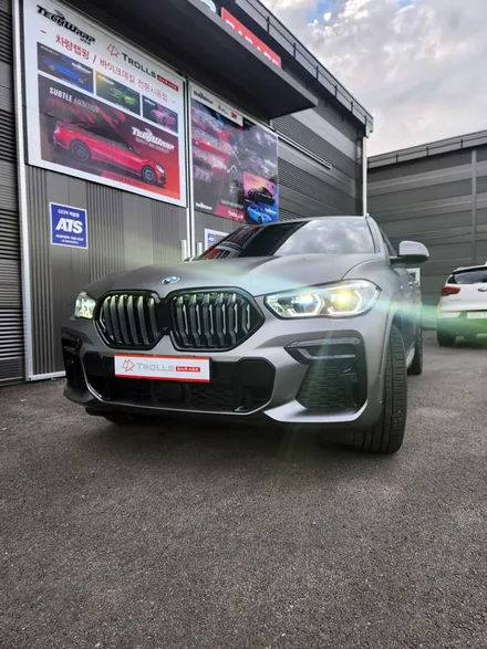 [양주랩핑] BMW X6 전체랩핑 크롬죽이기 타이니봇랩핑 / 양주 백석읍