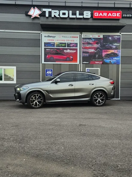 [양주랩핑] BMW X6 전체랩핑 크롬죽이기 타이니봇랩핑 / 양주 백석읍