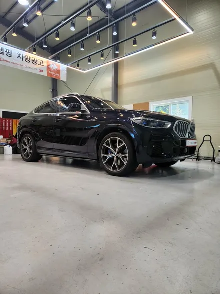[양주랩핑] BMW X6 전체랩핑 크롬죽이기 타이니봇랩핑 / 양주 백석읍