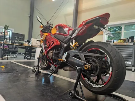 [양주,의정부 휠스티커] 혼다 CB650R, CBR650R 휠반사 스티커 작업 / 양주 백석읍
