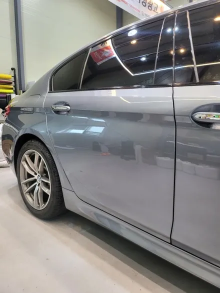 BMW G30 520d 사틴블랙 전체랩핑 그릴랩핑 / 양주 백석읍