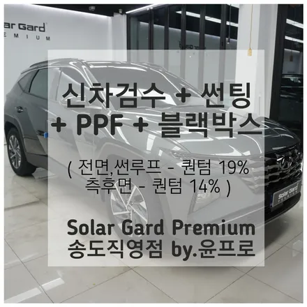 인천 송도 팰리세이드 솔라가드 프리미엄 퀀텀 썬팅으로 신차패키지 완성!! / 인천 연수구 송도동