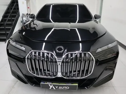 BMW 7시리즈 740d  투톤(듀오톤) 컬러 PPF 실내 PPF 시공 / 인천 연수구 송도동