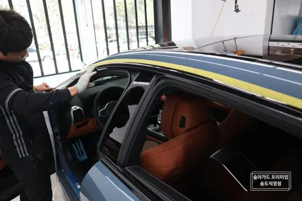 BMW 840i 크롬죽이기 포인트랩핑 만족도 최고시공!! / 인천 연수구 송도동