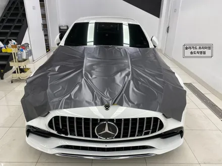 인천 랩핑 추천 벤츠 AMG GT43 반무광 사틴 다크 그레이로 시선강탈 카리스마!! / 인천 연수구 송도동