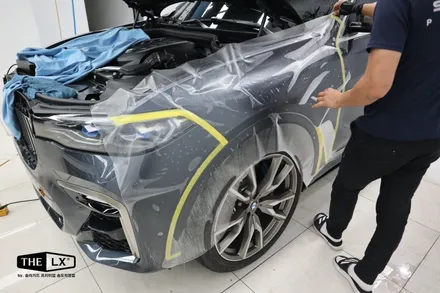BMW X7 도장면보호와 랩핑시공의 1석2조 느낌!! 전체 무광PPF + 윈도우 크롬죽이기 랩핑 시공 후기 / 인천 연수구 송도동