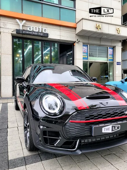 인천송도 미니(MINI) 전면과 선루프 썬팅! 더엘엑스 송도직영점에서 LX 농도 40%로 시공완료! / 인천 연수구 송도동