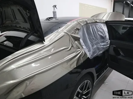 BMW 7시리즈 740d  투톤(듀오톤) 컬러 PPF 실내 PPF 시공 / 인천 연수구 송도동