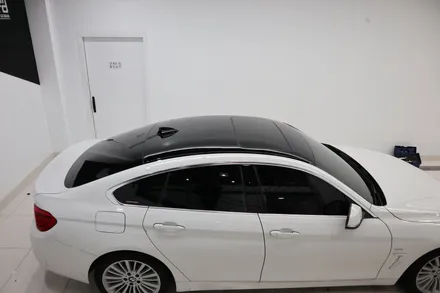 인천 랩핑 추천 솔라가드 프리미엄 송도직영점 BMW 420I 탑폴리에 루프스킨 / 인천 연수구 송도동