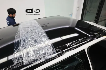 인천송도 기아 EV6 옵션보다 저렴한 금액으로 파노라마썬루프 느낌 제대로 풍기는 방법! 루프스킨 랩핑시공이 답이죠!! / 인천 연수구 송도동