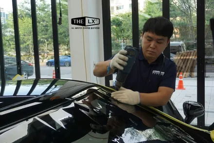 이제 더이상의 재시공은 없다! 인천 송도 썬팅 재시공 벤츠 SL63 블랙포스 장착을 위해 LX+퀀텀블랙 조합 썬팅시공완료 / 인천 연수구 송도동