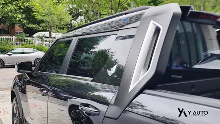 무쏘 썬팅으로 클래식 SUV 중후함 업그레이드! 송도 와이오토컴퍼니 / 인천 연수구 송도동