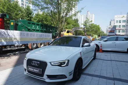 자신만의 포인트 랩핑!! 아우디 a5 루프 스킨! / 인천 연수구 송도동