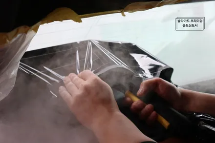 인천 썬팅 (틴팅) BMW 520d 퀀텀 썬팅 재시공 잘하는 곳! 솔라가드 프리미엄 송도직영점 / 인천 연수구 송도동