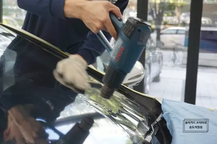 벤츠 CLS 400d 솔라가드 프리미엄 퀀텀으로 썬팅(틴팅) 재시공 완료!! / 인천 연수구 송도동