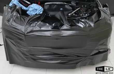 인천 송도 BMW 740i 사틴블랙 전체 랩핑 무광랩핑 비포에프터 / 인천 연수구 송도동