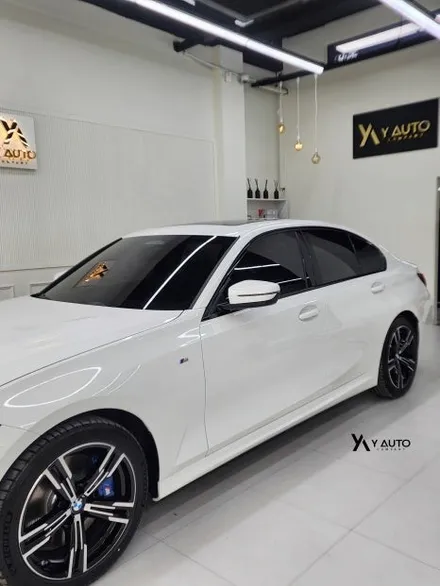 BMW 320D 티타늄 썬팅으로 완성된 프리미엄 드라이브 - 인천송도 와이오토 시공후기 / 인천 연수구 송도동