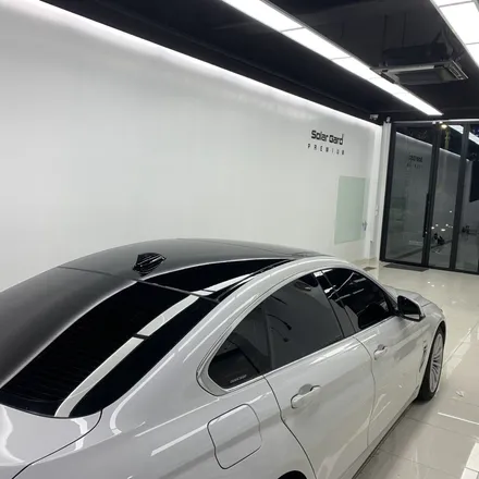 인천 랩핑 추천 솔라가드 프리미엄 송도직영점 BMW 420I 탑폴리에 루프스킨 / 인천 연수구 송도동