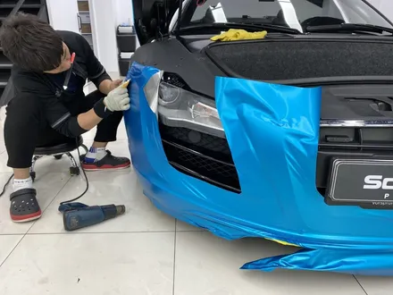 인천 랩핑 아우디 R8 스파이더 Satin Ocean Shimmer(사틴오션쉬머) 전체랩핑 퀄리티 최고! 새차뽑은줄!! / 인천 연수구 송도동