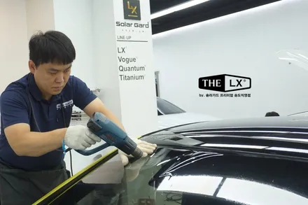 이제 더이상의 재시공은 없다! 인천 송도 썬팅 재시공 벤츠 SL63 블랙포스 장착을 위해 LX+퀀텀블랙 조합 썬팅시공완료 / 인천 연수구 송도동