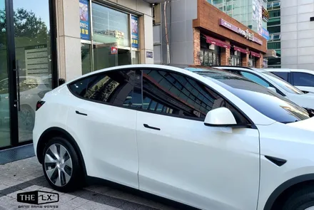 인천송도썬팅추천 테슬라 모델Y에 완벽한 필름은 더엘엑스LX네요!! 완전 멋짐 그 잡채!! / 인천 연수구 송도동