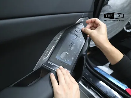BMW 7시리즈 740d  투톤(듀오톤) 컬러 PPF 실내 PPF 시공 / 인천 연수구 송도동