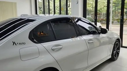 BMW 320D 티타늄 썬팅으로 완성된 프리미엄 드라이브 - 인천송도 와이오토 시공후기 / 인천 연수구 송도동