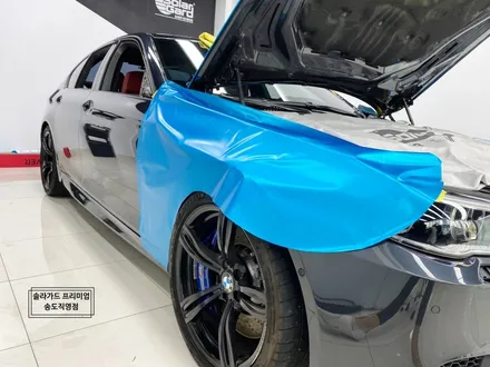인천 랩핑 잘하는 곳 / BMW F10 M5 satin ocean shimmer (사틴오션쉬머) 전체랩핑 / 인천 연수구 송도동
