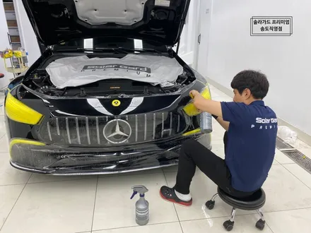 인천 벤츠 AMG GT43 자동차 문콕예방과 잔기스 보호에는 PPF 시공이 최고!! / 인천 연수구 송도동