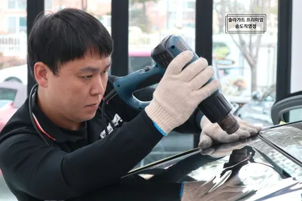 인천 썬팅 (틴팅) BMW 520d 퀀텀 썬팅 재시공 잘하는 곳! 솔라가드 프리미엄 송도직영점 / 인천 연수구 송도동